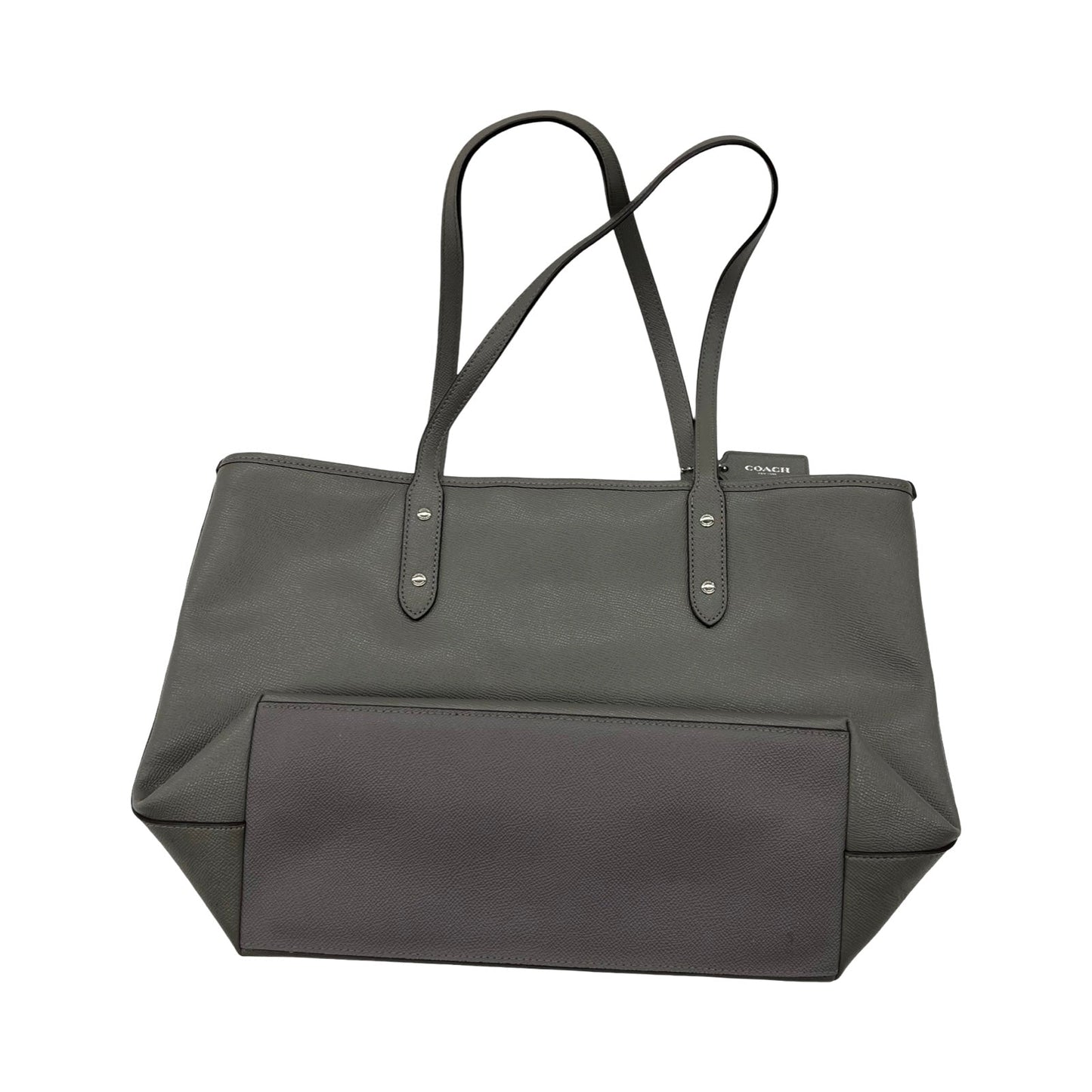 Handbag Designer By Coach In Grey, Size:Medium