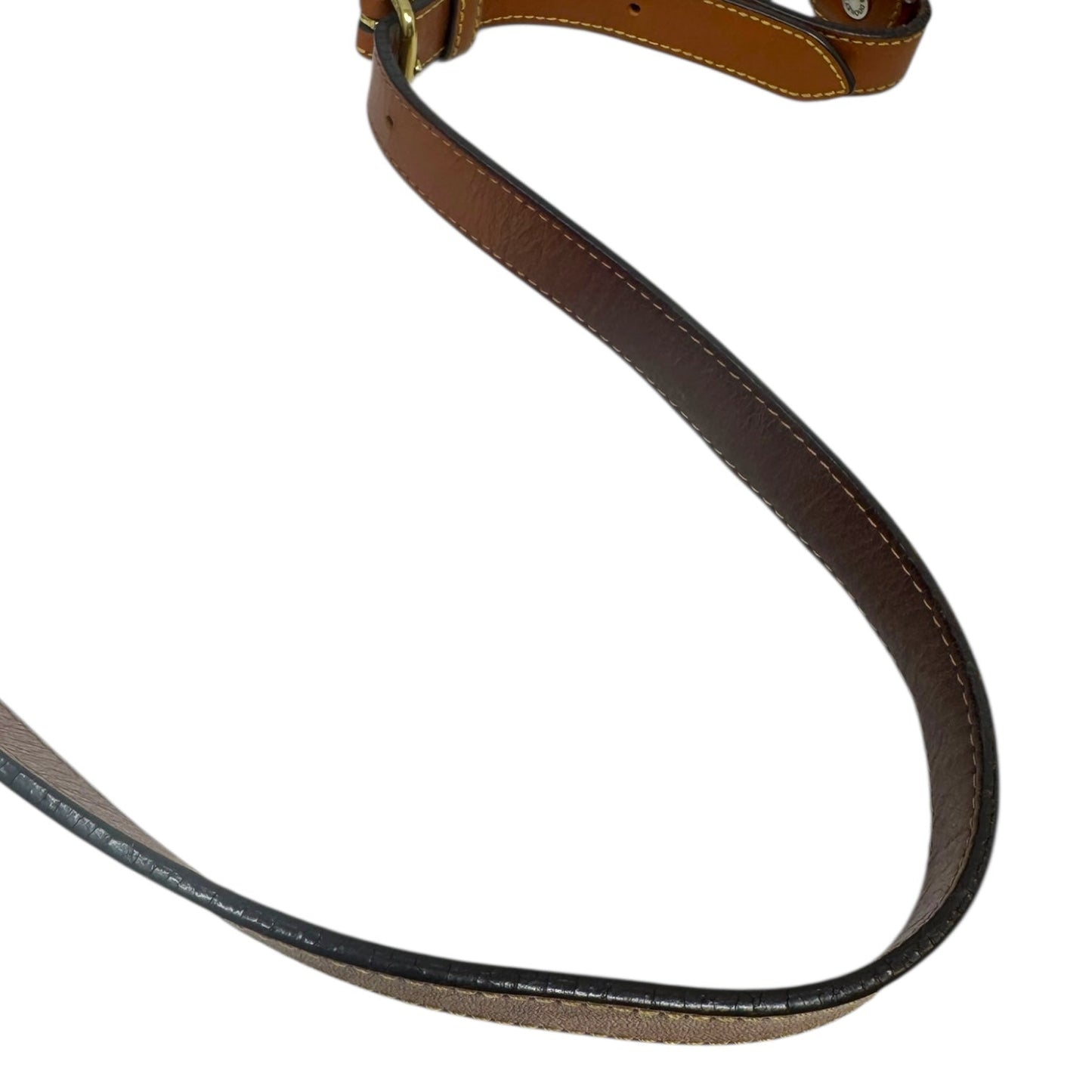 AS IS Vintage Pebbled Leather Shoulder Handbag Designer By Dooney And Bourke, Size: Medium