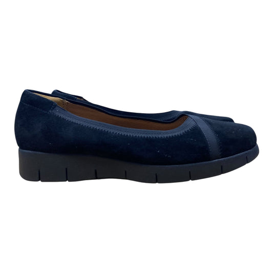 Shoes Flats By Clarks In Black, Size:9.5
