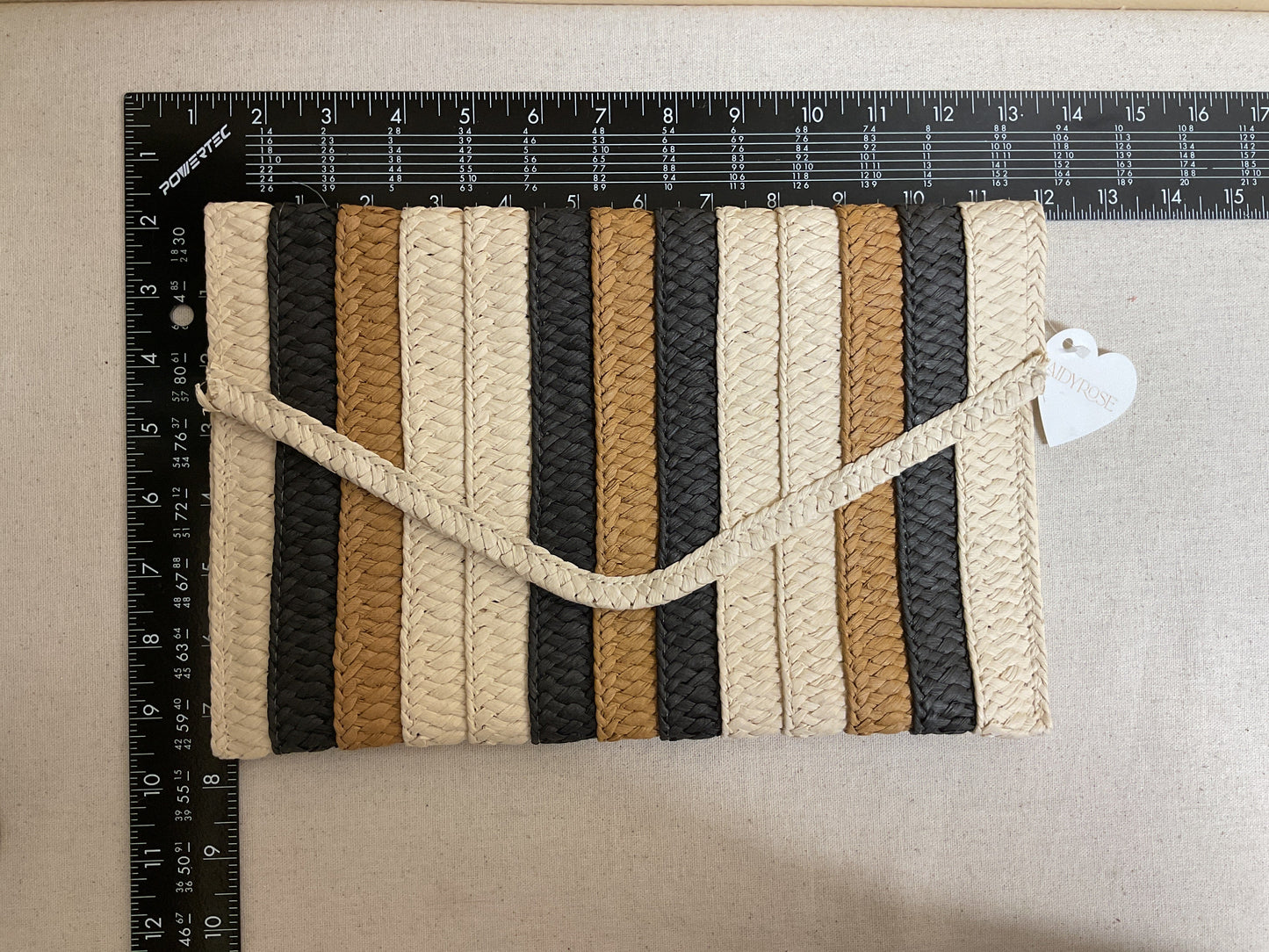 Clutch By Shiraleah In Black & Tan, Size:Small