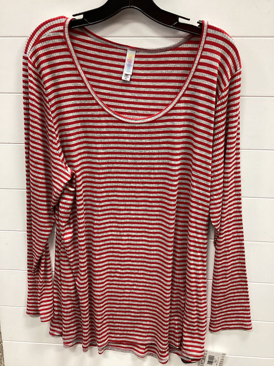 Top Ls By Lularoe In Gold & Red, Size:3X