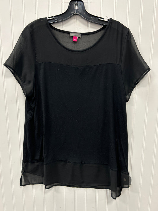 Top Ss By Vince Camuto In Black, Size:L