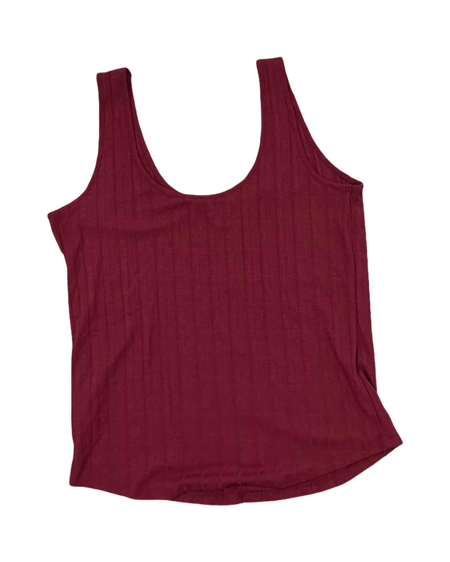 Top Sleeveless By Maurices In Maroon, Size:M