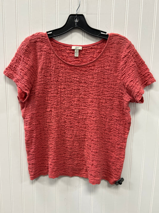 Top Ss By J. Jill In Coral, Size:M