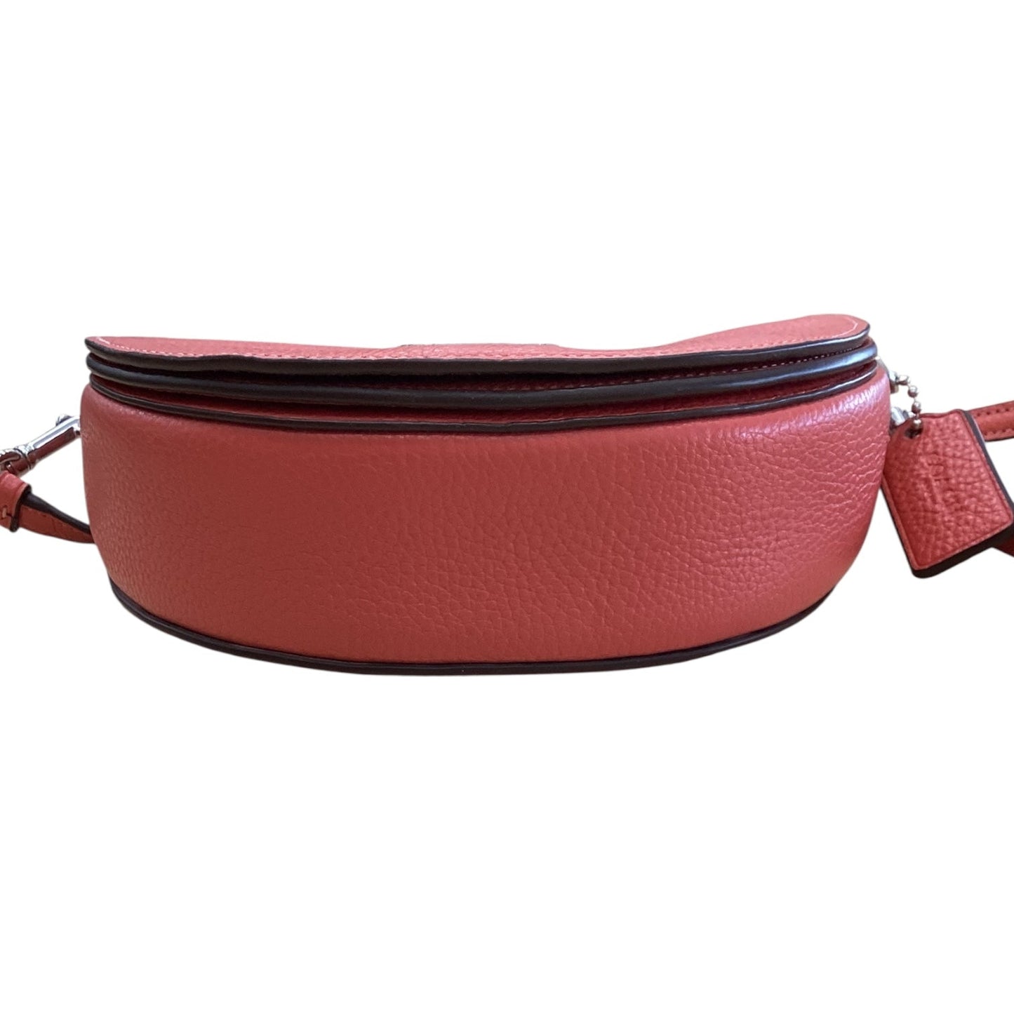 Crossbody Designer By Coach In Coral, Size:Small
