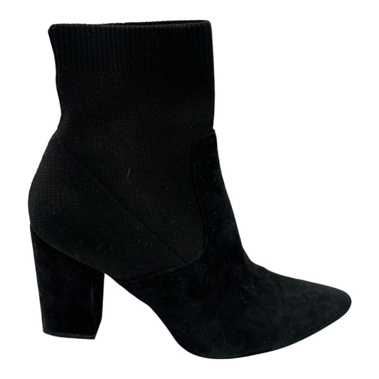 Boots Ankle Heels By Steve Madden In Black, Size:7.5