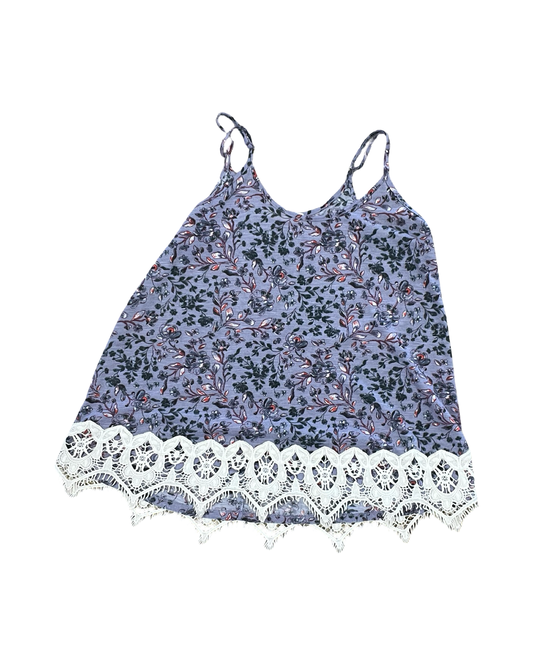 Top Sleeveless By Rewind In Purple, Size:M