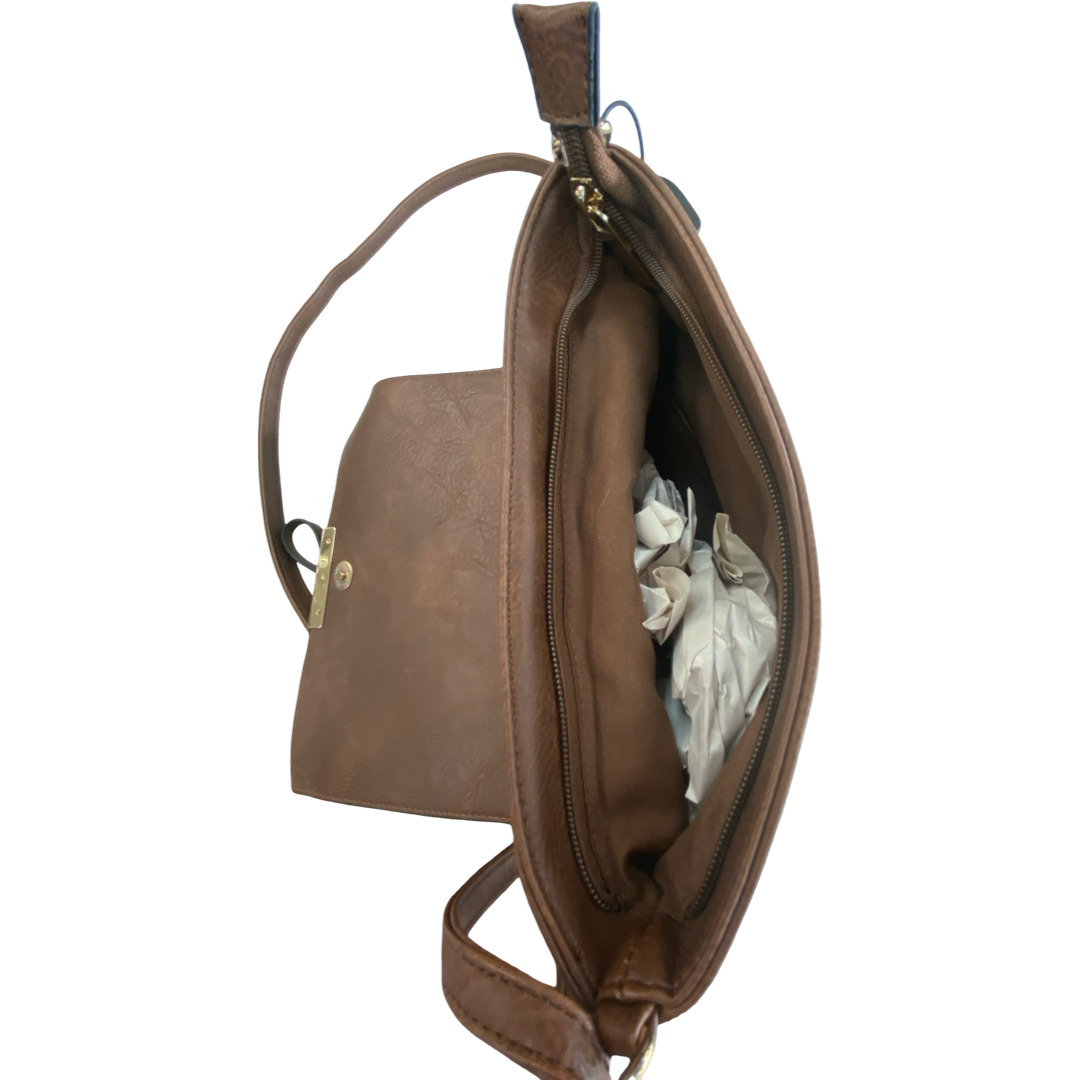 Handbag By Cmc In Brown, Size:Medium