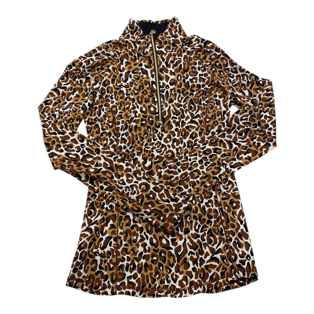 Top Ls Designer By Lilly Pulitzer In Animal Print, Size:Xs