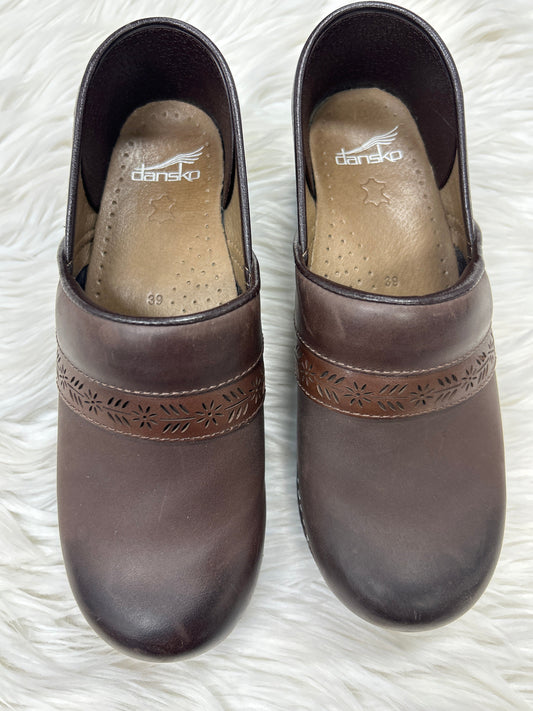 Shoes Heels Block By Dansko In Brown, Size:8.5