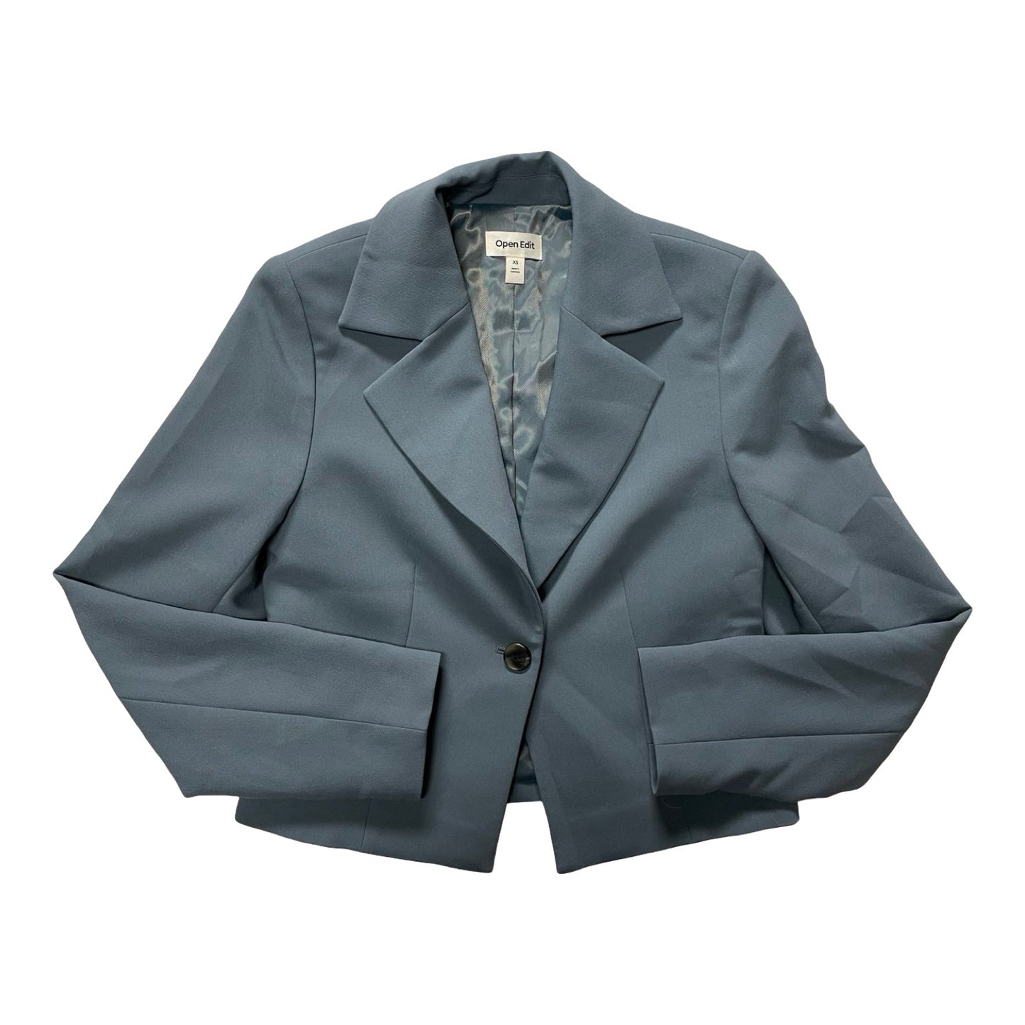 Blazer By Open Edit In Blue, Size:Xs