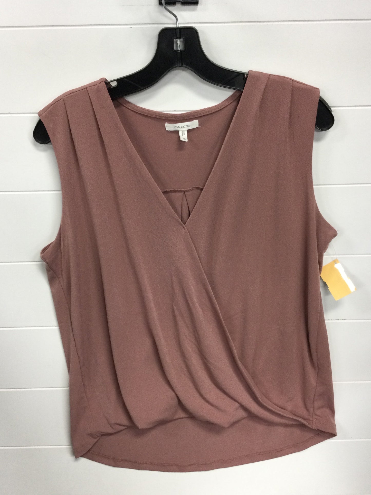 Top Sleeveless By Maurices In Pink, Size:M