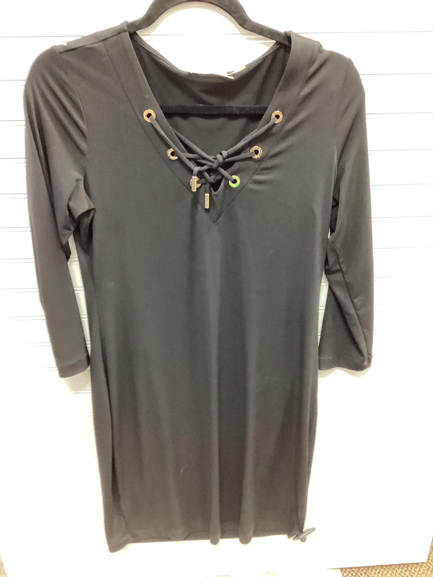 Dress Work By Calvin Klein In Black, Size:8