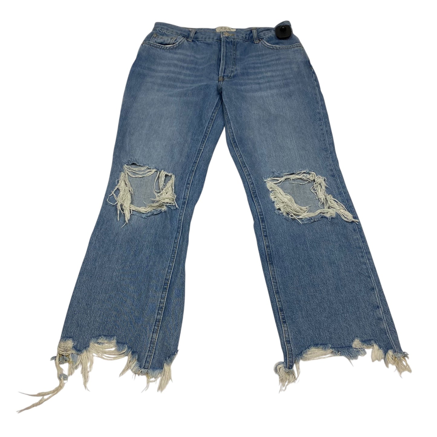 Jeans Wide Leg By We The Free In Blue, Size:4