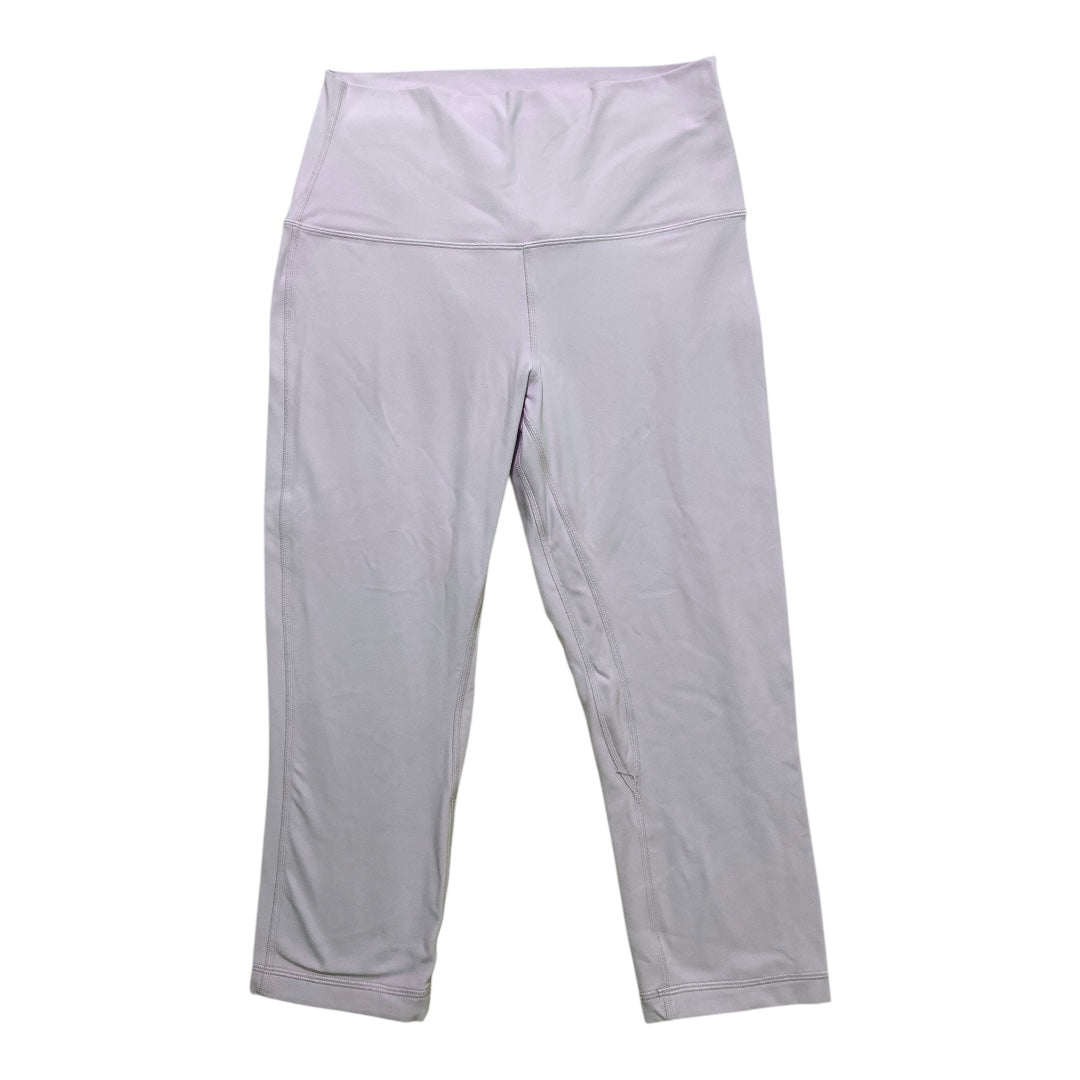 Athletic Capris By Lululemon In Purple, Size:12