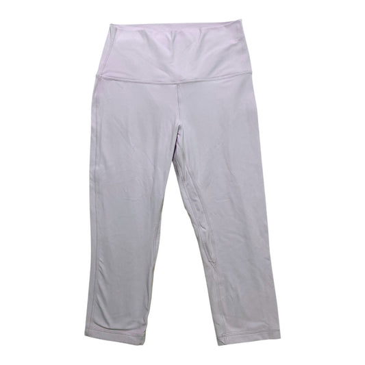 Athletic Capris By Lululemon In Purple, Size:12