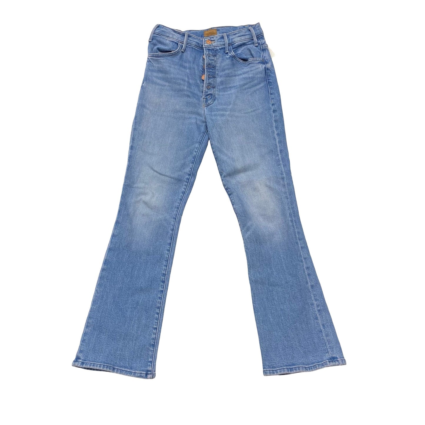 Jeans Boot Cut By Mother In Blue Denim, Size:4