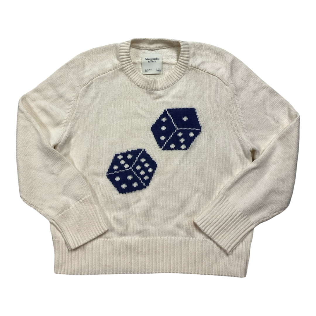Sweater By Abercrombie And Fitch In Cream, Size:S