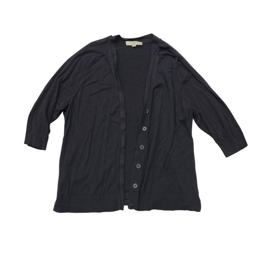 Sweater Cardigan By Loft In Black, Size:16