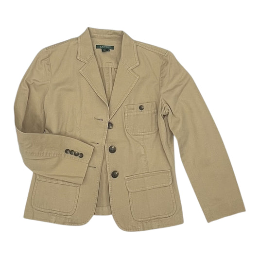 Jacket Utility By Lauren By Ralph Lauren In Tan, Size:S