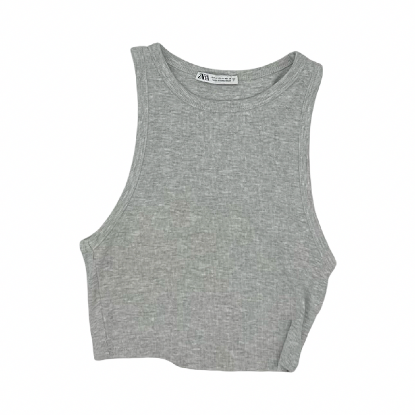 Tank Top By Zara In Grey, Size:M