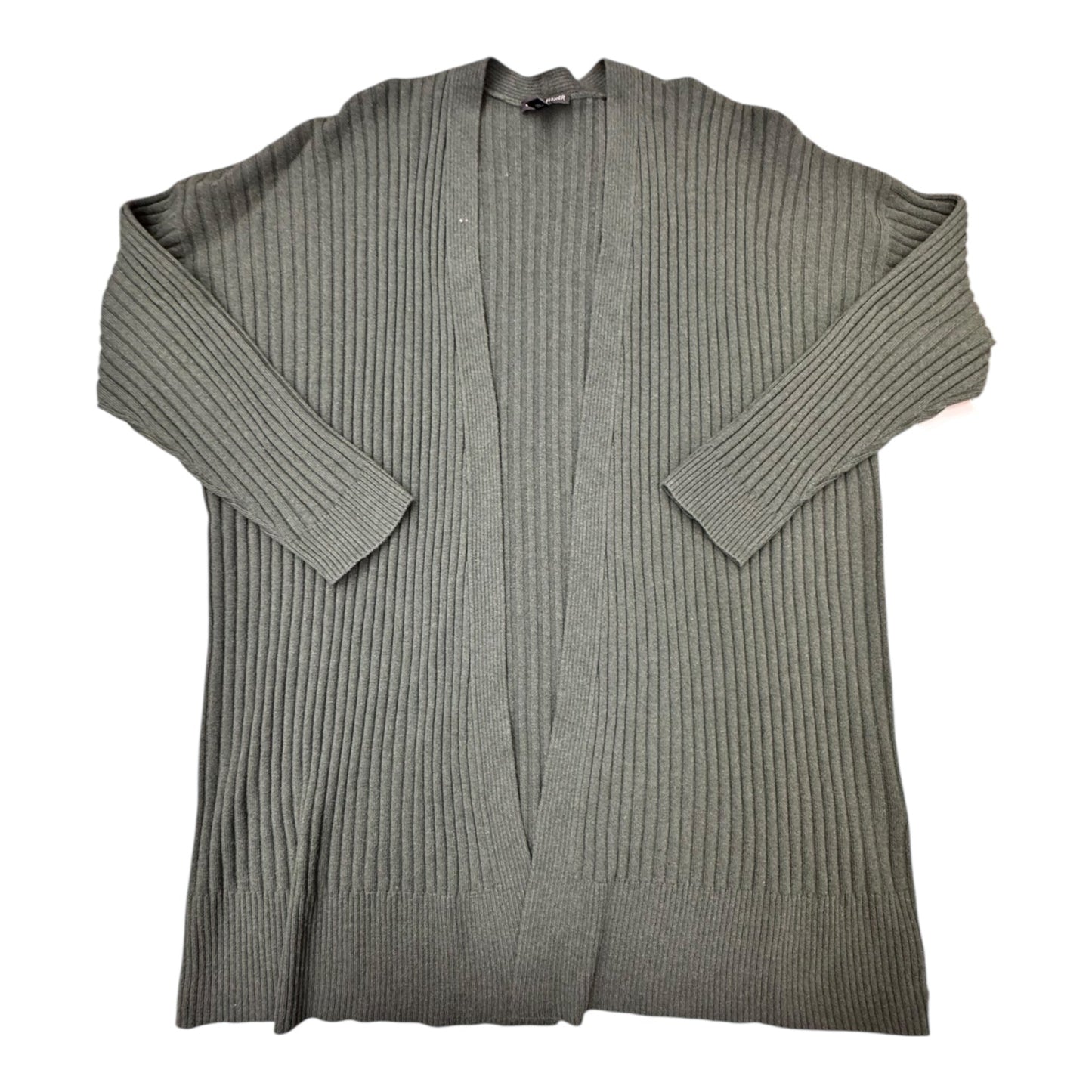 Sweater Cardigan Designer By Eileen Fisher In Green, Size:L