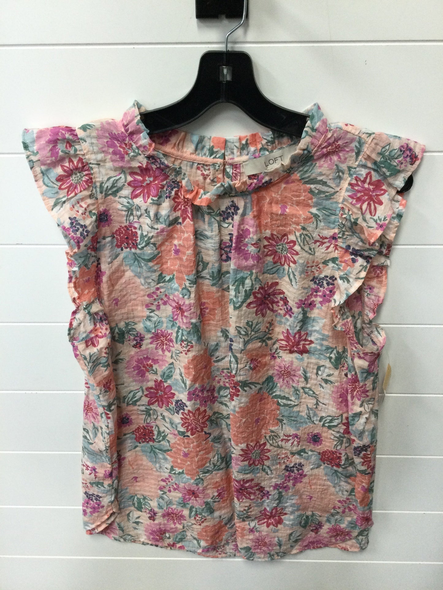 Top Sleeveless By Loft In Pink, Size:Xl