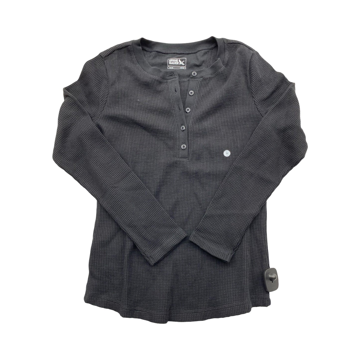 Top Ls By Eddie Bauer In Black, Size:M