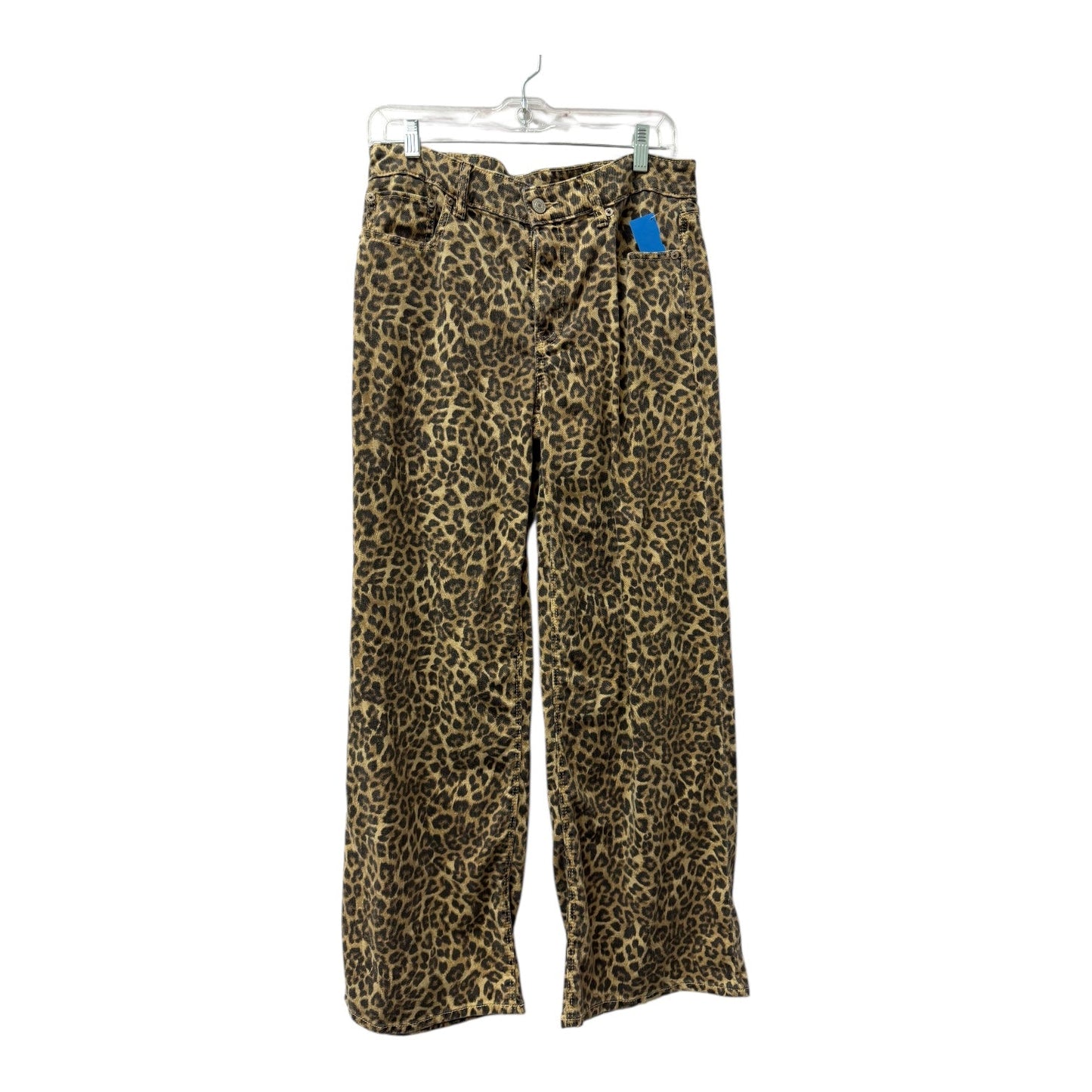 Jeans Wide Leg By American Eagle In Animal Print, Size:6