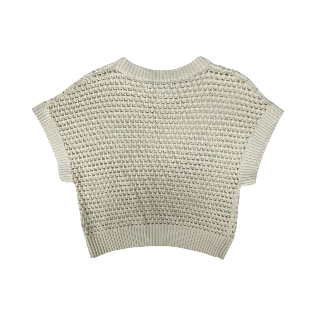 Sweater Ss By Varley In Cream, Size:Xs