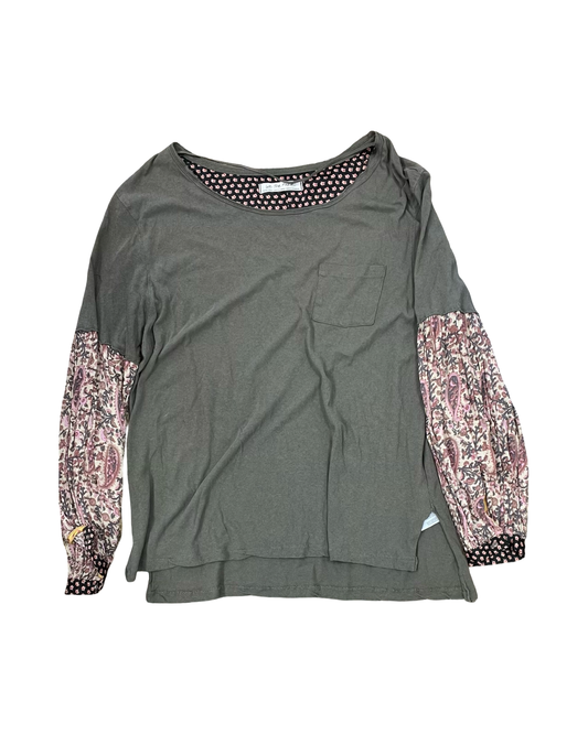 Top Ls By We The Free In Green, Size:Xs