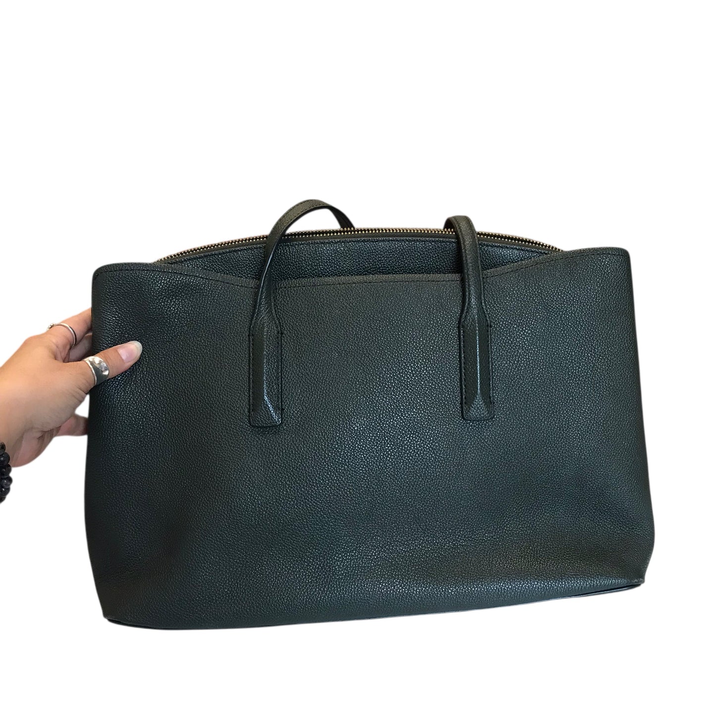 Tote Designer By Kate Spade In Green, Size:Large