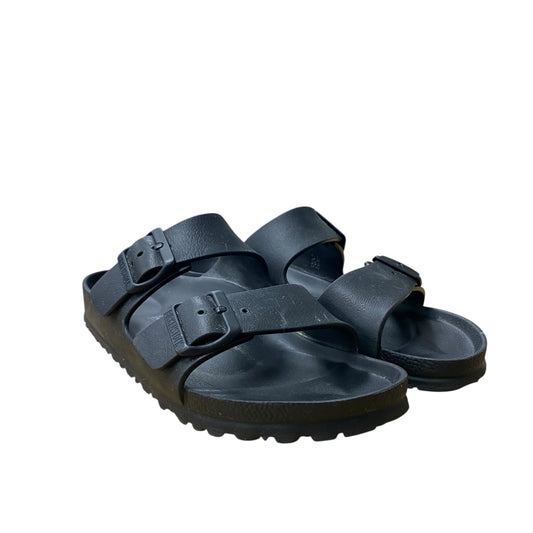 SANDALS FLATS by BIRKENSTOCK In BLACK, Size: 8.5