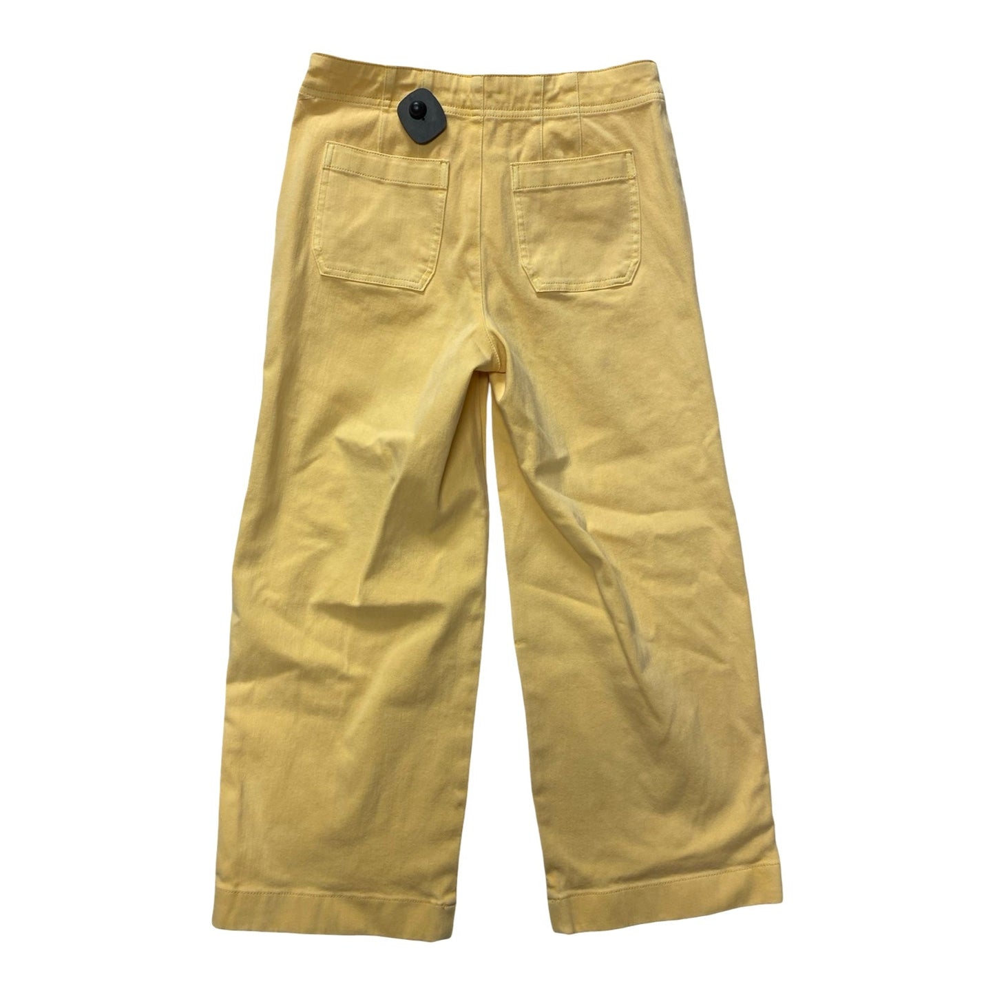Jeans Cropped By Talbots In Yellow Denim, Size:2