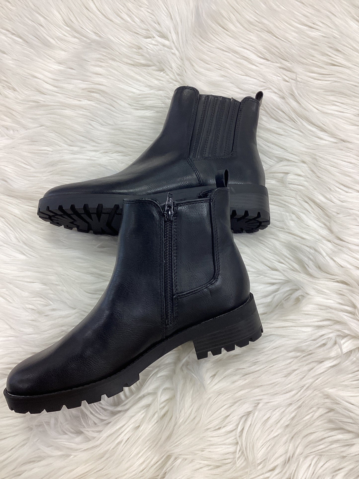 Boots Ankle Heels By Cmc In Black, Size:9