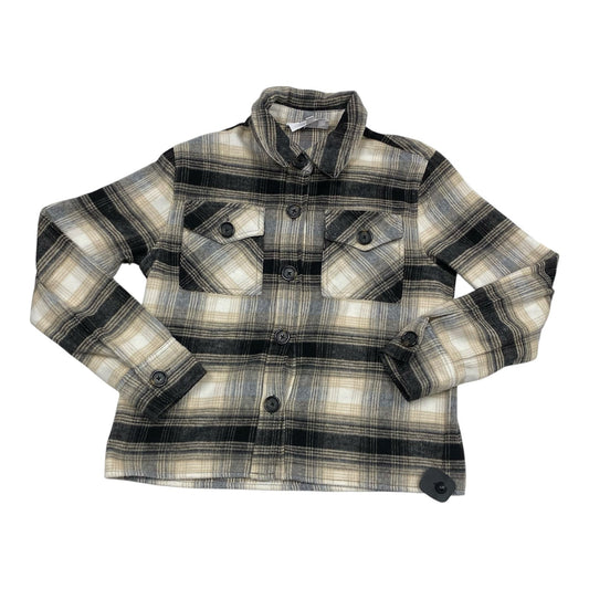 Jacket Shirt By Bb Dakota In Plaid Pattern, Size:M