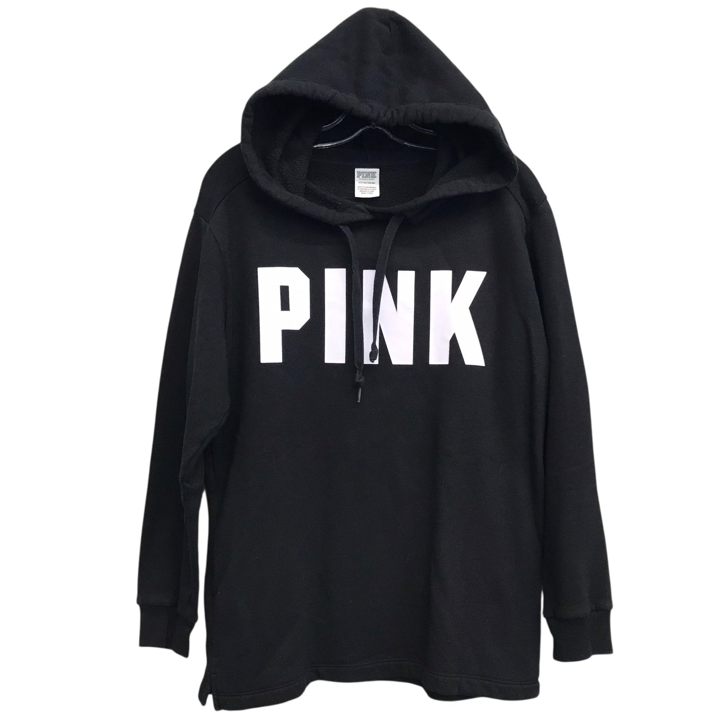 Sweatshirt Hoodie By Pink In Black, Size:S