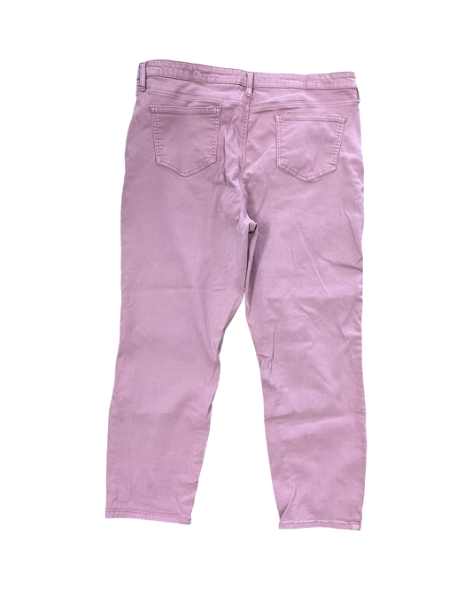 Jeans Skinny By Buffalo David Bitton In Pink Denim, Size:18