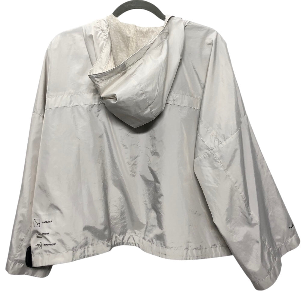 Jacket Windbreaker By Under Armour In Beige, Size:Xl