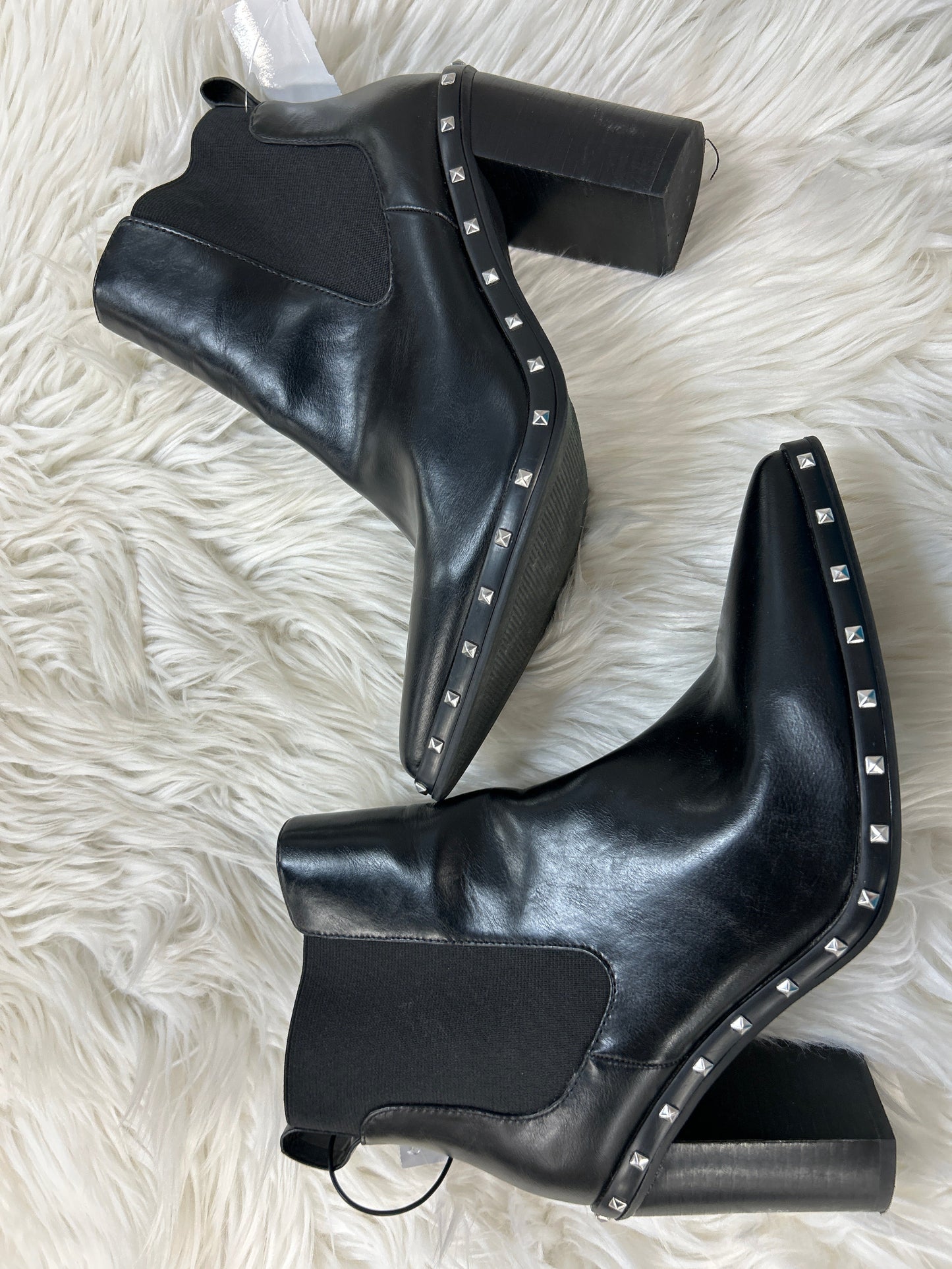 Boots Ankle Heels By Charles David In Black, Size:7.5