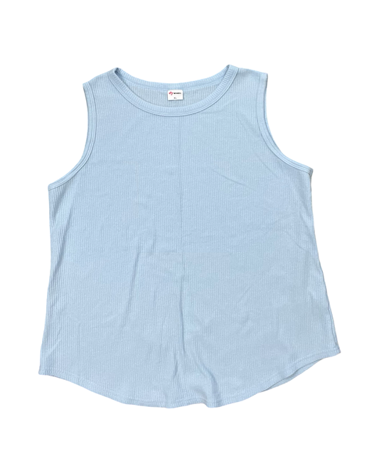 Top Sleeveless By Clothes Mentor In Blue, Size:Xl
