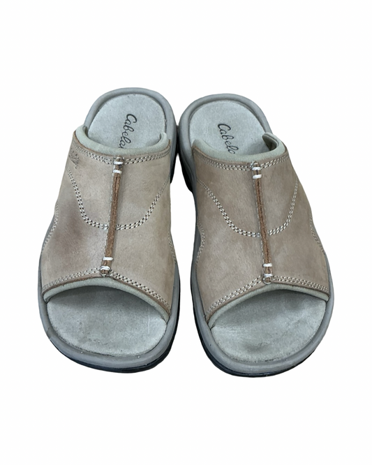 Sandals Flats By Cabelas In Tan, Size:7