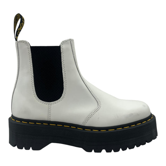 Boots Combat By Dr Martens In White, Size:10