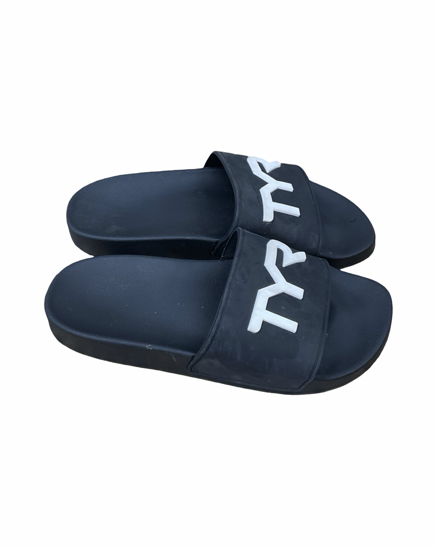 Sandals Flats By Clothes Mentor In Black, Size:8