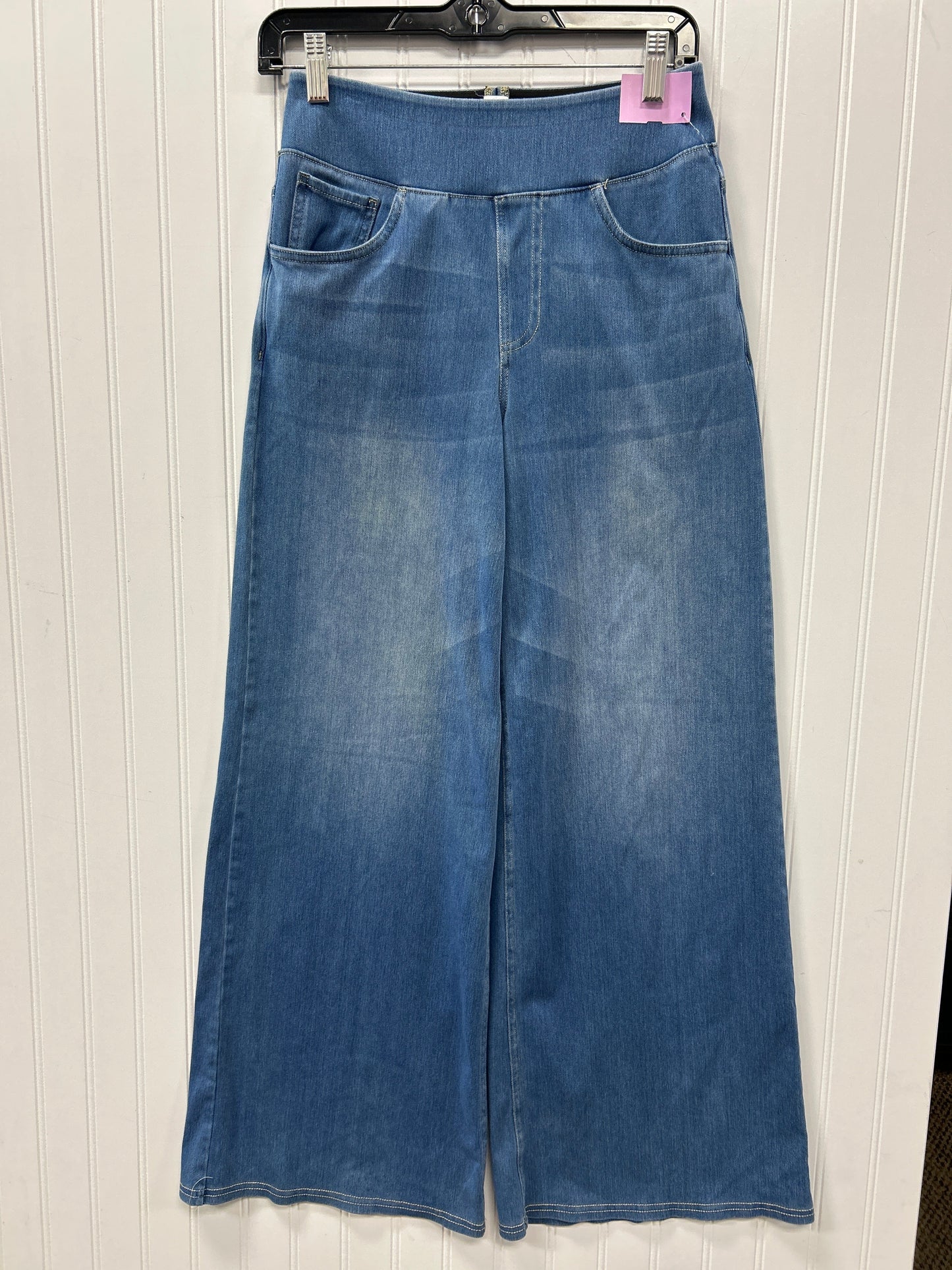 Jeans Wide Leg By Halara In Blue Denim, Size:S
