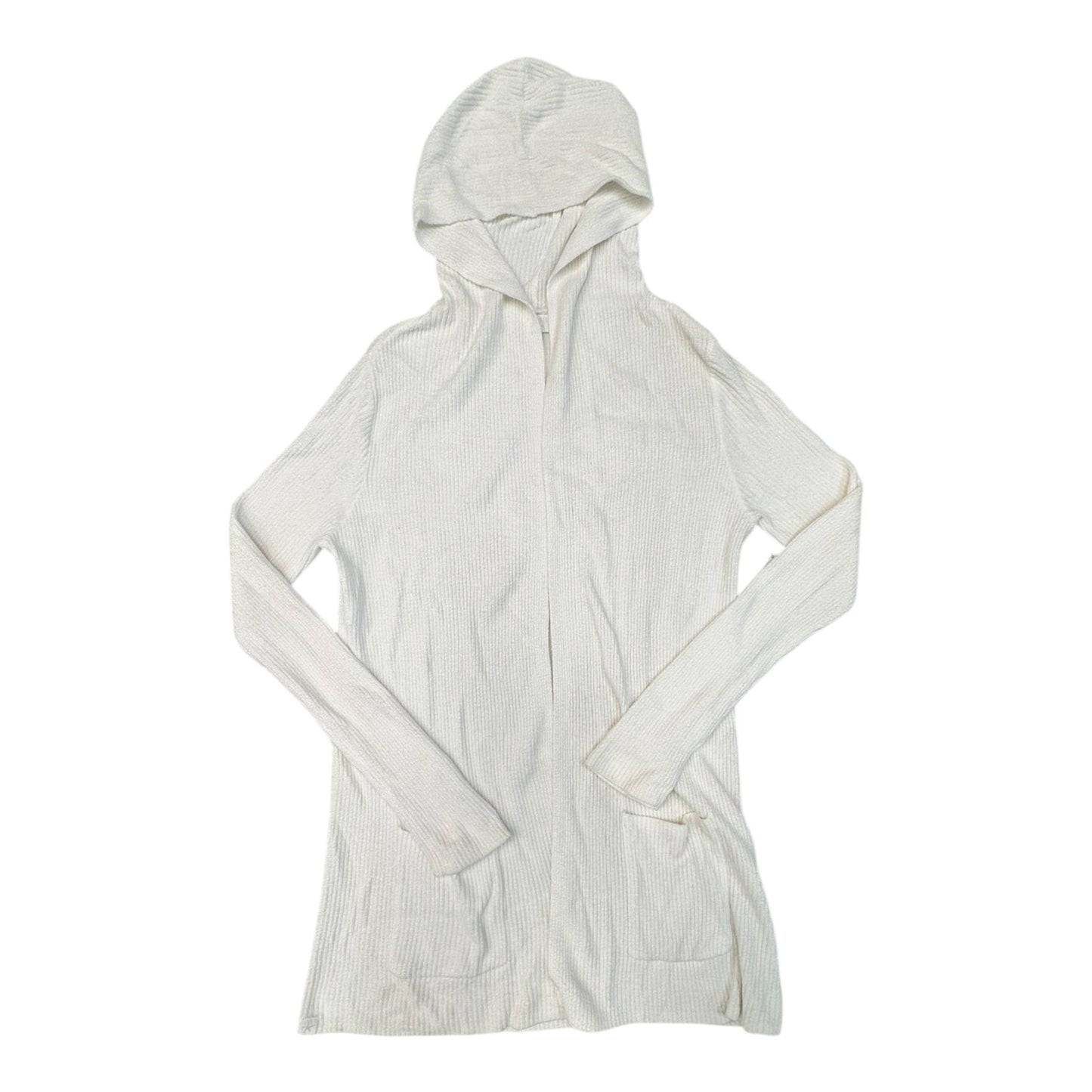 Sweater Cardigan By Barefoot Dreams In White, Size:S