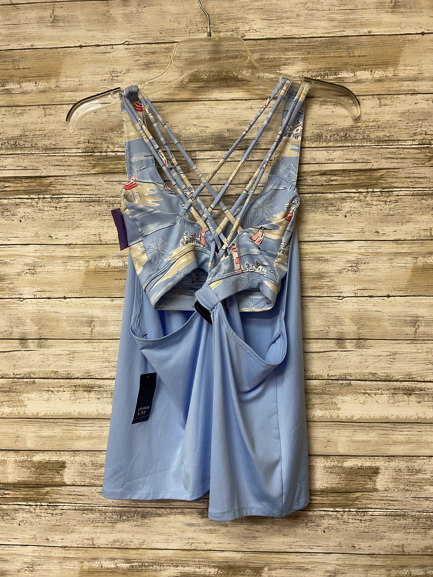 Athletic Tank Top By Crown And Ivy In Blue, Size:S