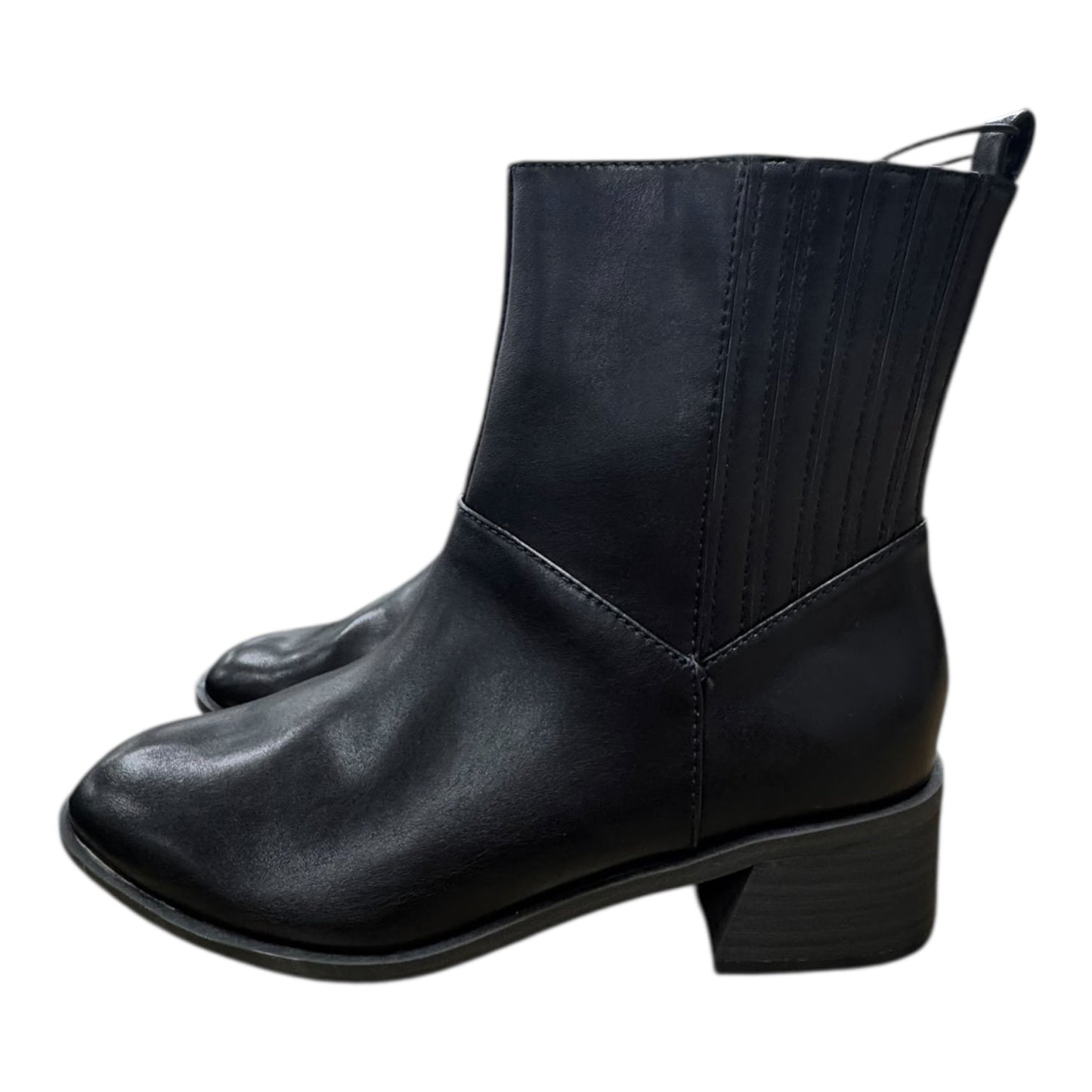 Boots Ankle Flats By Universal Thread In Black, Size:9