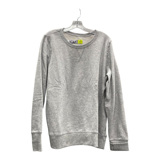 Athletic Sweatshirt Crewneck By Tek Gear In Grey, Size:1X