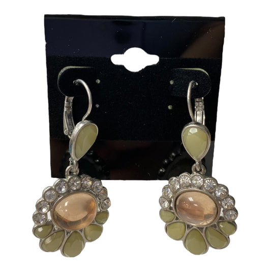 Earrings Dangle/Drop By Lia Sophia In Green & Orange